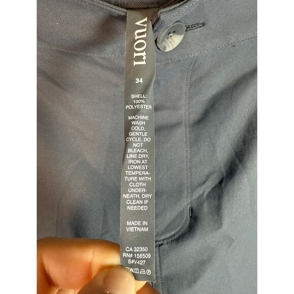 Vuori Mens Charcoal Gray Meta Athletic Slim Fit Pants - 36x30 (Size 34 Tag) - Picture 7 of 10